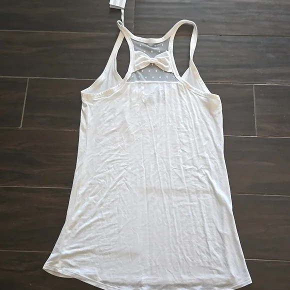 Victoria's Secret I Do Collection White Racerback Tunic NWT L/G - Picture 3 of 8
